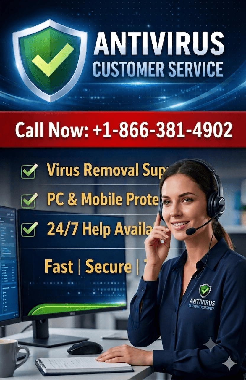 Antivirus customer service mobile support banner